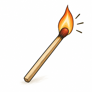 Feuerzeug oder Streichhölzer
